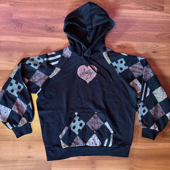 Disney Women's Patchwork Hoodie - Black and Brown - Picture 2 of 12